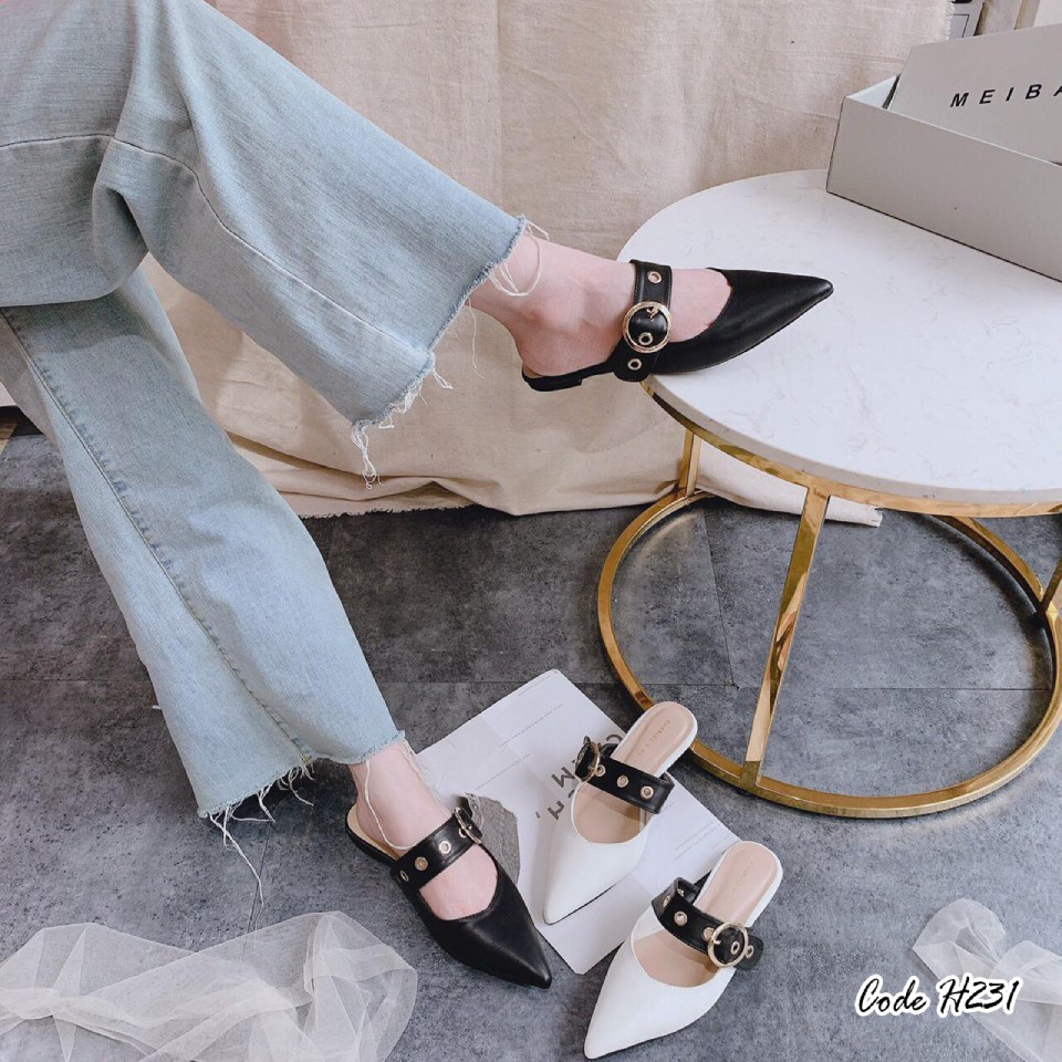 Sục nữ mũi nhọn Today Style da mềm H231