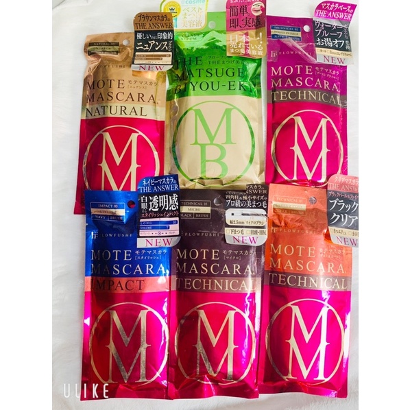 ( THANH LÝ TRẦY VỎ) Mascara làm dày mi Mote flow fushi Nhật