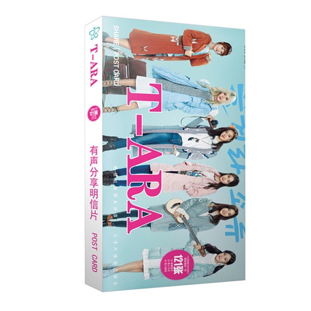 Postcarad hộp 180 ảnh T-ara