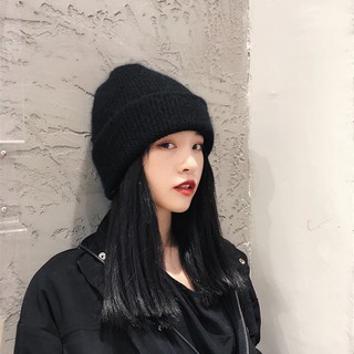 Mũ lông thỏ dày hai lớp giữ ấm thời trang Hàn Quốc