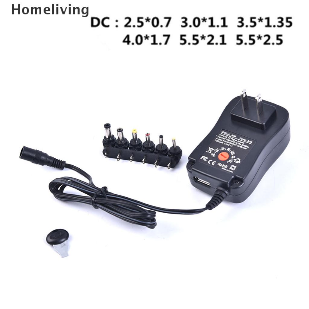 Bộ Nguồn Điện 3V 4.5V 5V 6V 7.5V 9V 12V 2A 2.5A AC / DC US EU UK