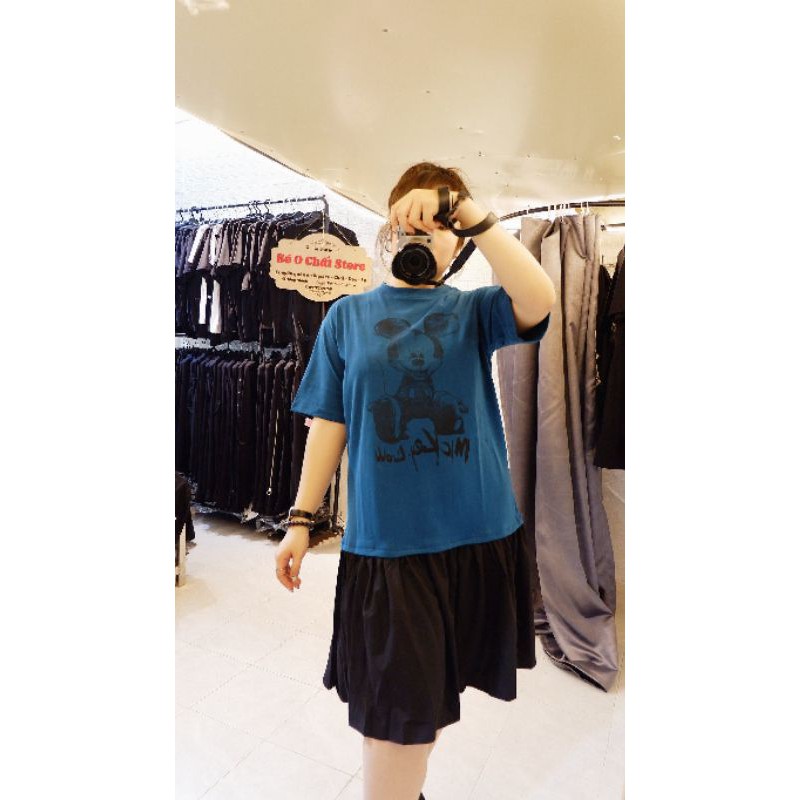 [BIGSIZE NỮ] Váy đuôi cá cotton hình mickey dáng rộng Bigsize | BigBuy360 - bigbuy360.vn