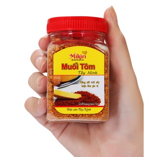 Muối Tôm Tây Ninh Mikiri Hủ 80g - Vị Cay Thơm Mặn Ngọt Đậm Đà, Chấm Trái Cây, Hải Sản Siêu Cuốn