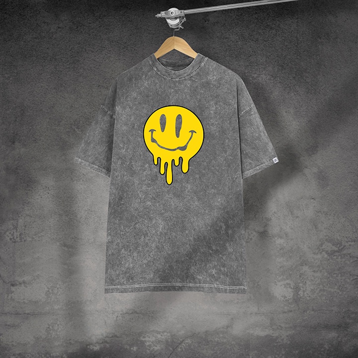 Áo thun WASH DREW X WEAR form rộng tay lỡ XW004