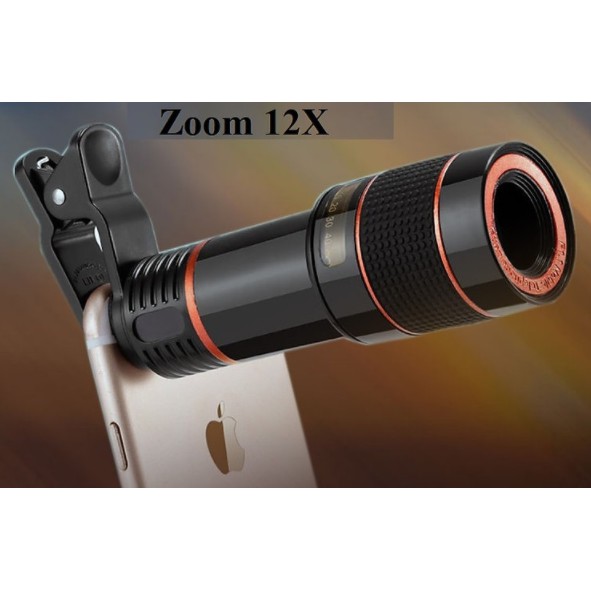 Len zoom 12X cho điện thoại - Ống kính zoom cực xa