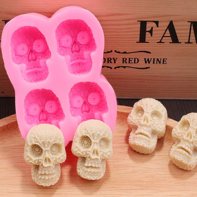 Khuôn Silicone Làm Bánh Hình Bộ Xương Độc Đáo