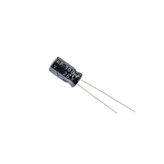 10 Tụ Hóa 100uF 25V 100uF/25V (10pcs/gói)