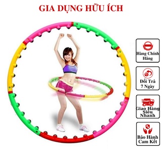 Vòng Lắc Eo Hula Tròn - Có Thể Gấp Gọn Để Tiết Kiệm Không Gian, Đường Kính 98cm, Chất Liệu Nhựa Abs Chịu Lực