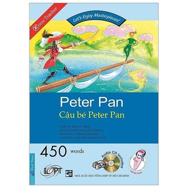 Sách - Let's Enjoy Masterpieces - Happy Reader - Cậu Bé Peter Pan - 8935086846957