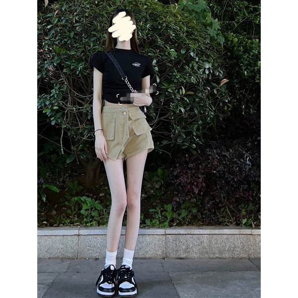 Áo Thun Ngắn Tay Ôm Dáng Phong Cách Mới Mùa Hè Cho Nữ