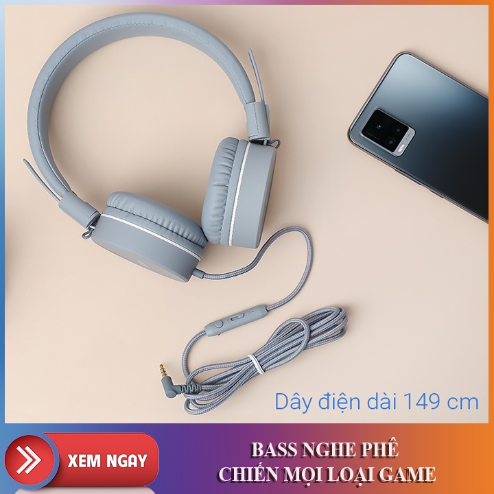 Tai nghe chụp tai MOZADR có mic, bass hay chiến mọi loại game