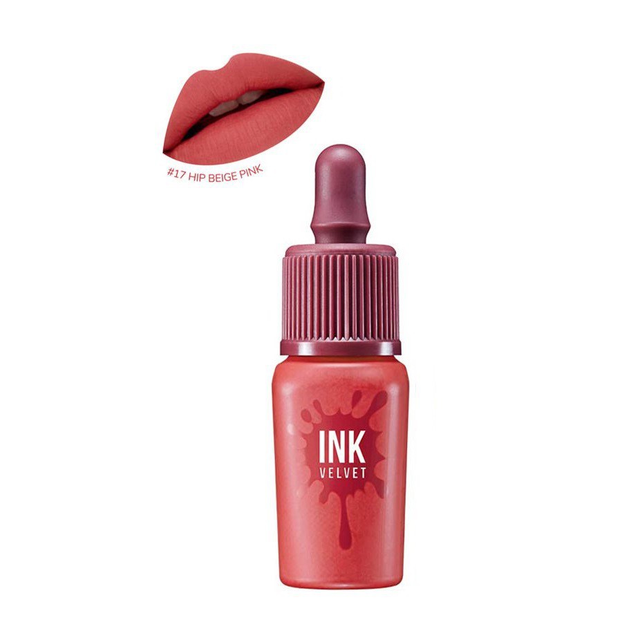 [Hồng Dịu Dàng] Son Kem Lì Peripera Ink The Velvet Fall Collection Pink Moment 8g #17 Hip Beige Pink