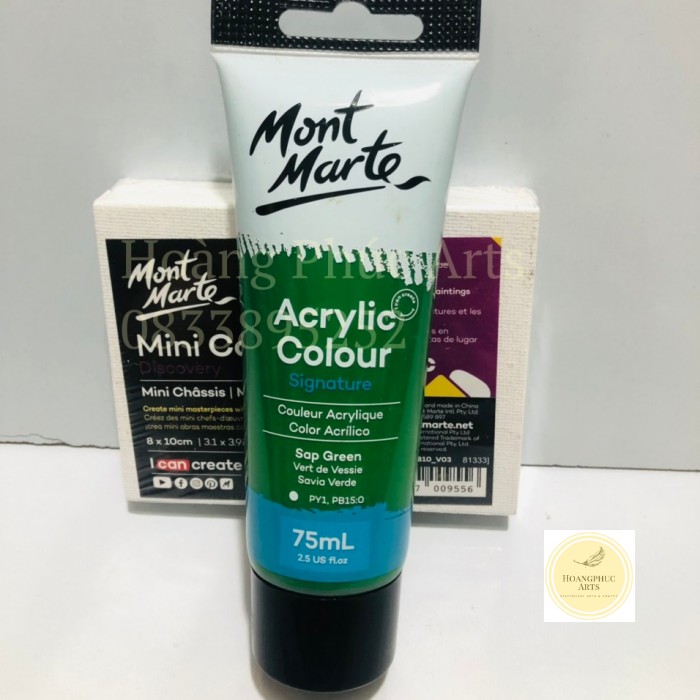 Màu acrylic MONT MARTE - Tuýp 75ml