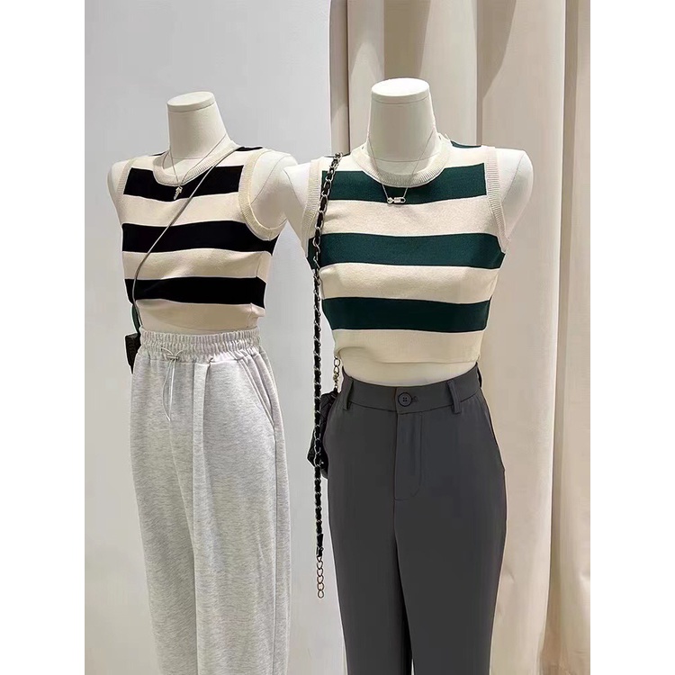 Áo Tanktop kẻ ngang big