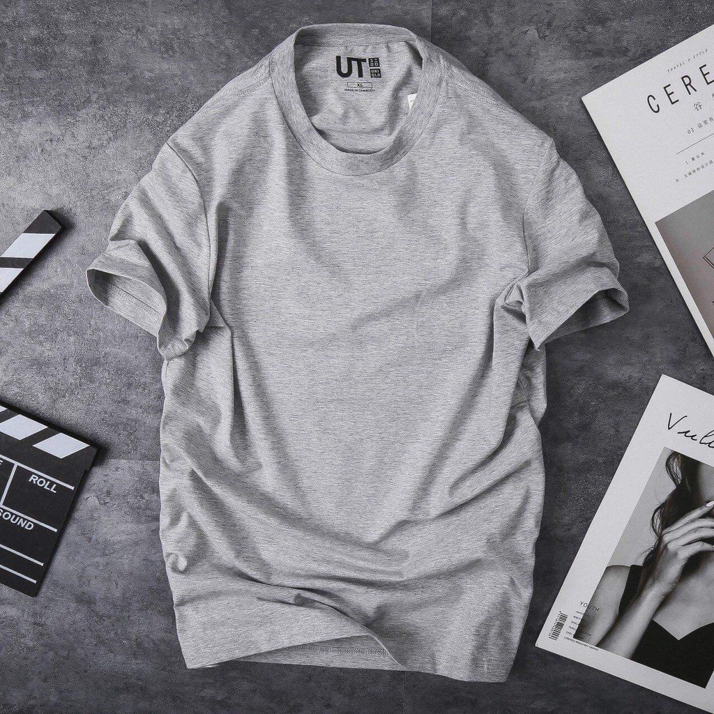 Áo Phông Nam Ngắn Tay UNI Nhiều Màu - Áo Thun Cổ Tròn Cộc Tay pp Bởi Be Happy Sport