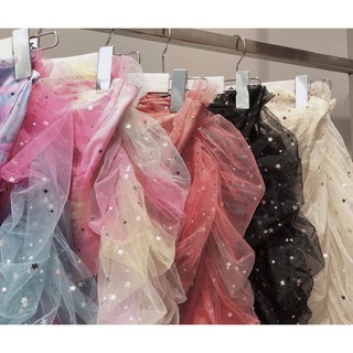 [Thanh Lý] Áo crop bling bling tiểu thư