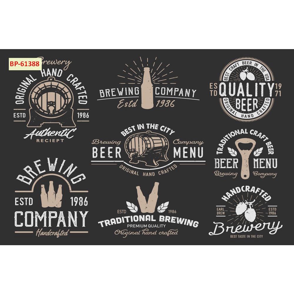 Tranh dán tường trang trí Nâng Cốc cùng chill hàng quán