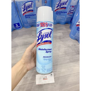 Bình xịt khử trùng diệt khuẩn lysol 538g của mỹ