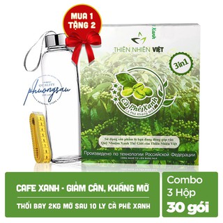 [MUA 1 TẶNG 2] Cà Phê Xanh Giảm Cân-Kháng Mỡ-Lấy Lại Vóc Dáng Chỉ Sau 2 Tuần