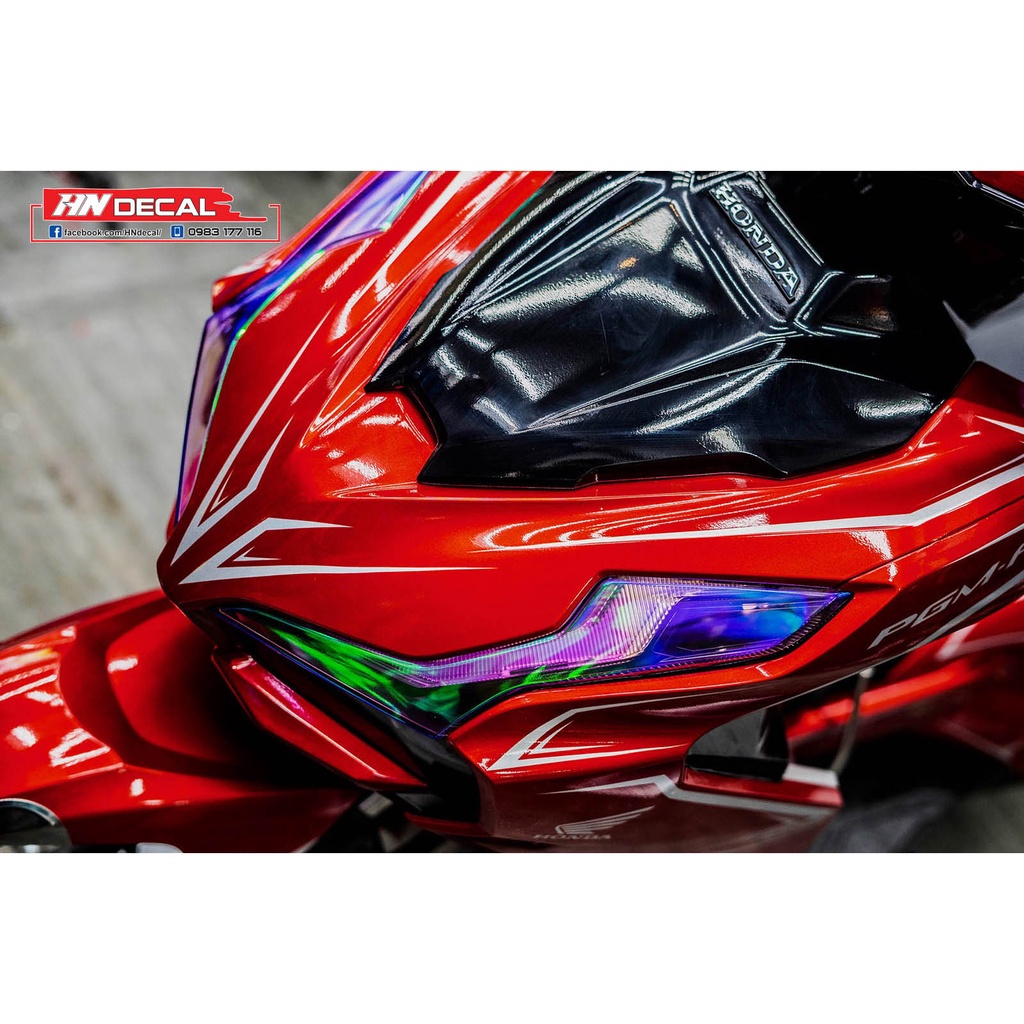 Tem Trùm Air Blade 2020 Đỏ Chỉ Trắng