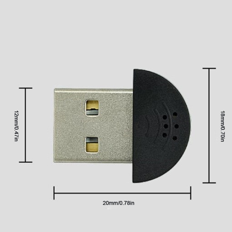 Micro USB mini cho máy tính xách tay/ máy tính để bàn nhận dạng giọng nói không cần trình điều khiển