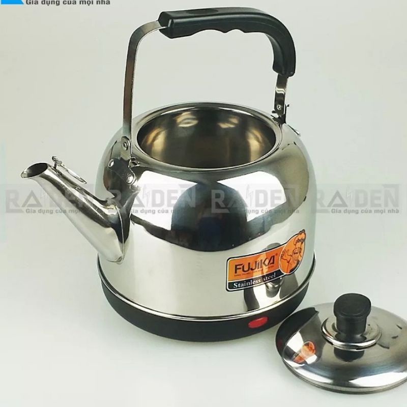 Ấm siêu tốc inox Fujika FJ-SD50 dung tích 5L tự tắt khi sôi,tự bật sôi khi nước muội