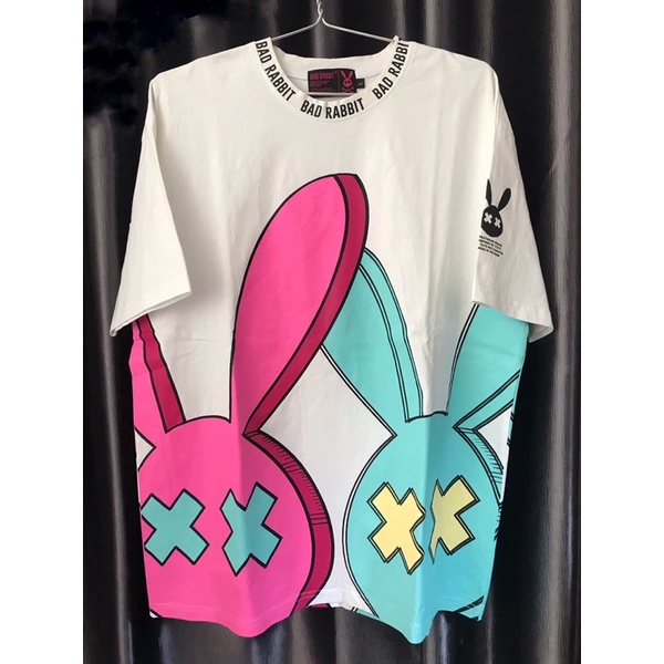 ÁO BAD RABBIT DOUBLE B TRẮNG - SIZE L