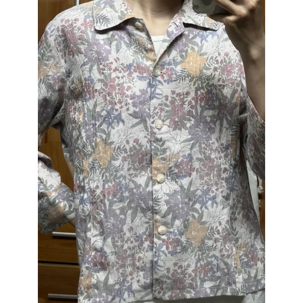 Áo sơ mi hoa vintage Nhật | A46