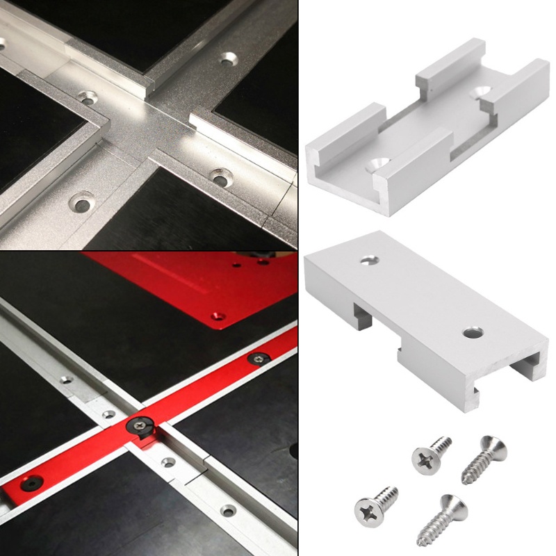 Set 2 Đầu Nối Chữ T Bằng Nhôm Chuyên Dụng Làm Mộc