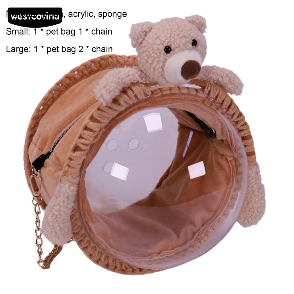 Ba Lô Đeo Vai Thiết Kế Nhỏ Gọn Dễ Thương Dùng Để Đựng Chuột Hamster/Sóc