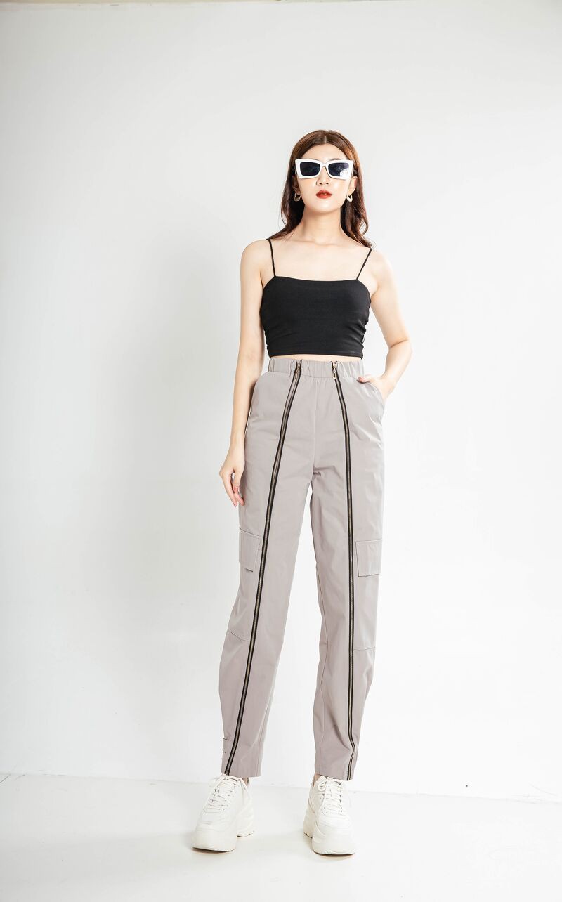 CCHAT Quần baggy gió 2 khóa dọc | BigBuy360 - bigbuy360.vn