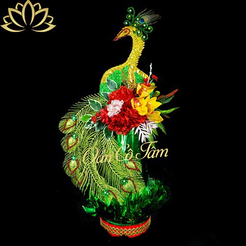 Oản Tài Lộc - Oản Thắp Hương Cô Tâm màu xanh 1kg-1,5kg - 108