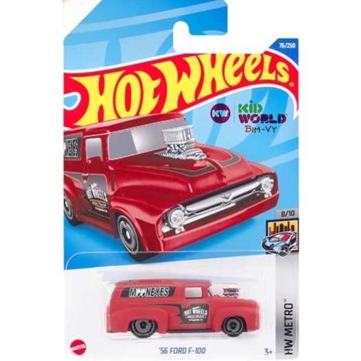 Xe mô hình Hot Wheels basic '55 Ford F-100 HCV93.