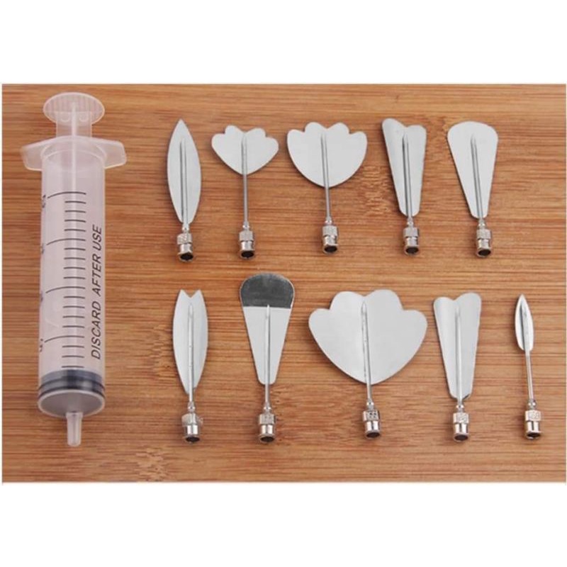 Bộ dụng cụ làm thạch rau câu 3D 10 món,,,,