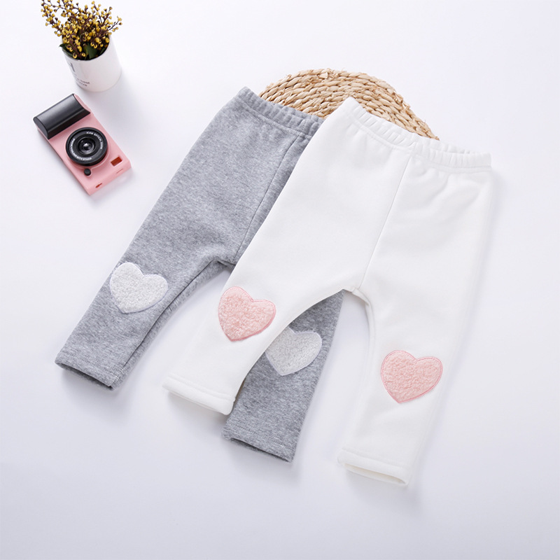 Quần Legging Cotton Giữ Ấm Xinh Xắn Cho Bé Trai / Gái