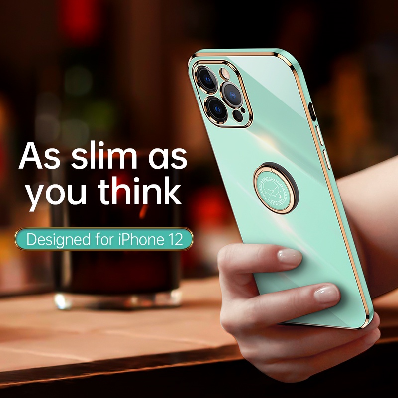Ốp Điện Thoại Cứng Mạ Điện Cho iPhone 11 11Pro 11ProMax 12 12Pro 12Mini 13Mini 12ProMax Max
