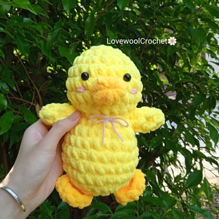 🐥Gấu bông len hình chú vịt con cute✨🎉