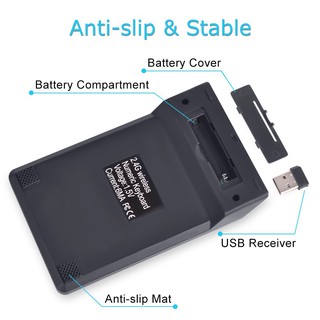 2.4GHz wireless 18-key numeric keypad for PC