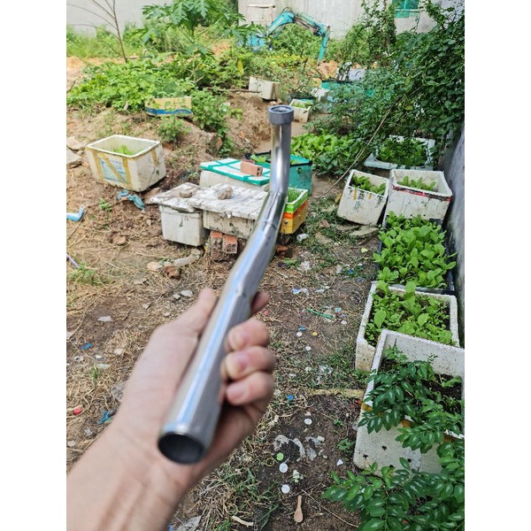 Cổ pô inox sirius Fi size 27mm hàn pô zin / cổ pô thay inox siêu sáng siêu bền fom zin không cần độ chế