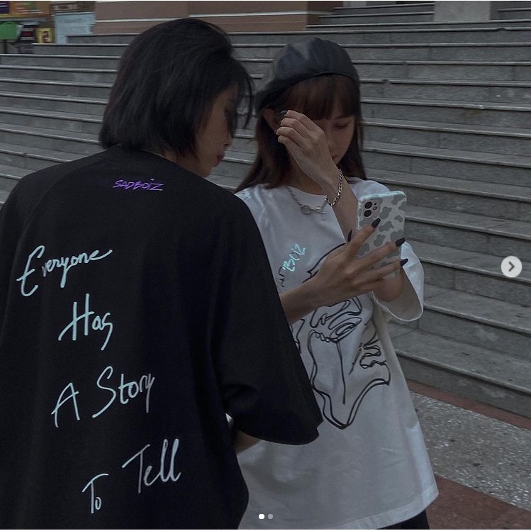 Áo thun Sadboiz Sad Story đen trắng chuẩn REAL
