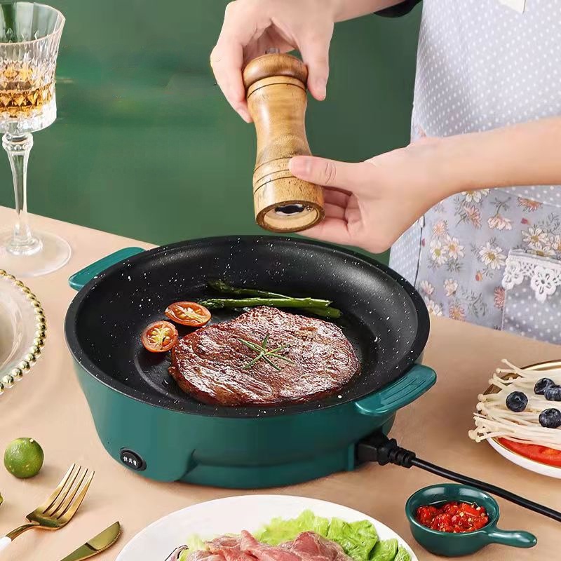 Chảo Nướng Điện Hai Mặt Chống Dính Đa Năng 22cm/26cm/30cm