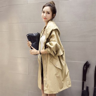 Áo gió dáng dài phong cách Hàn Quốc