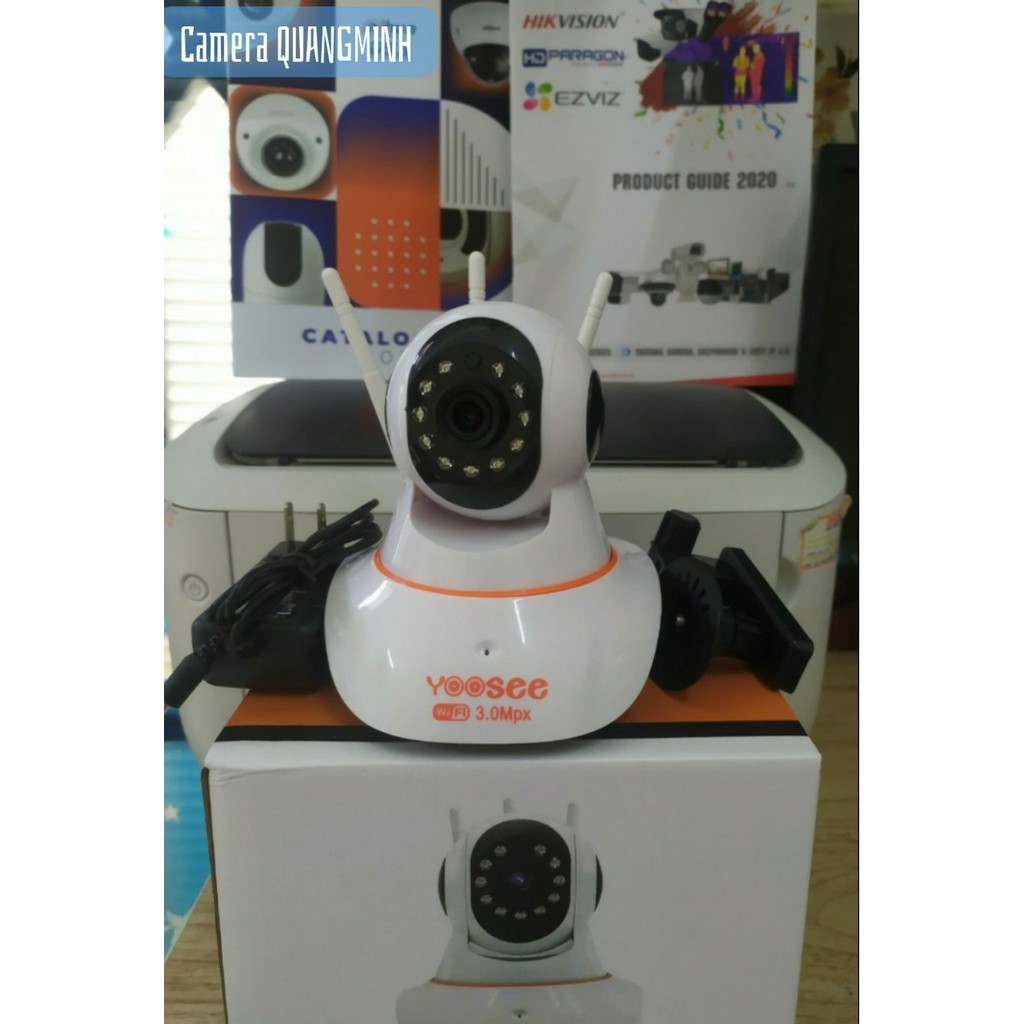 Camera wifi yoosee 3 râu ban đêm có màu 1080p, Báo động chống trộm, đàm thoại 2 chiệu, fullbox | BigBuy360 - bigbuy360.vn