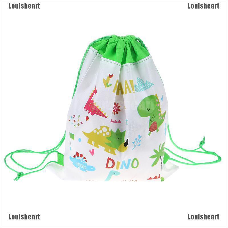 Ba lô dây rút họa tiết khủng long xinh xắn