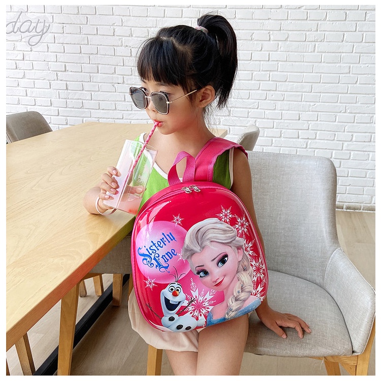 ♛Balo Đi Học Siêu Nhẹ Cỡ Lớn Họa Tiết Công Chúa Elsa Disney Xinh Xắn