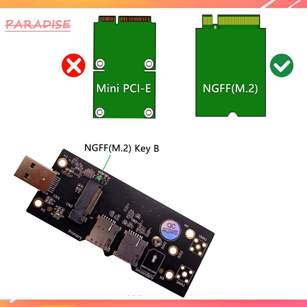 Thẻ Chuyển Đổi Từ Ngff M2 Sang Usb 3.0 Cho 3g / 4g / 5g | BigBuy360 - bigbuy360.vn