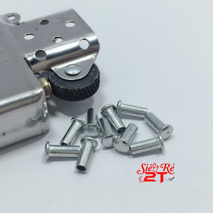 Combo 10 chốt tán bánh xe đánh lửa Zippo chuyên dụng | chốt tán bánh xe Zippo