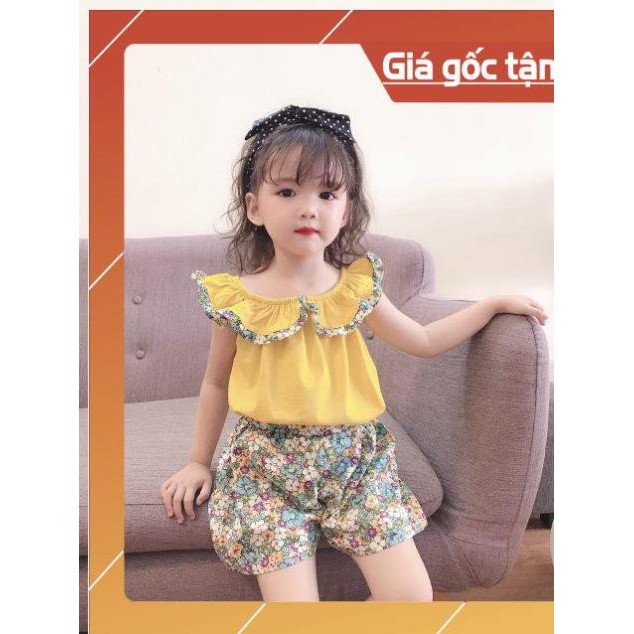 [HOT] Sét bộ bé gái 💞GIÁ GỐC💞 Bộ Mùa Hè Cho Bé - Quần Thô Giả Váy Áo Cotton Cao Cấp 8kg=>22kg  [Nhím Shop]