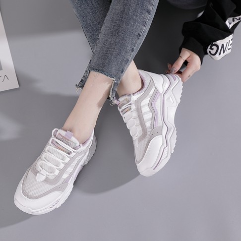 Giày thể thao nữ ULzzang bản mới , Chất lượng cao thời trang thoáng khí Sneakers siêu nhẹ (K02)