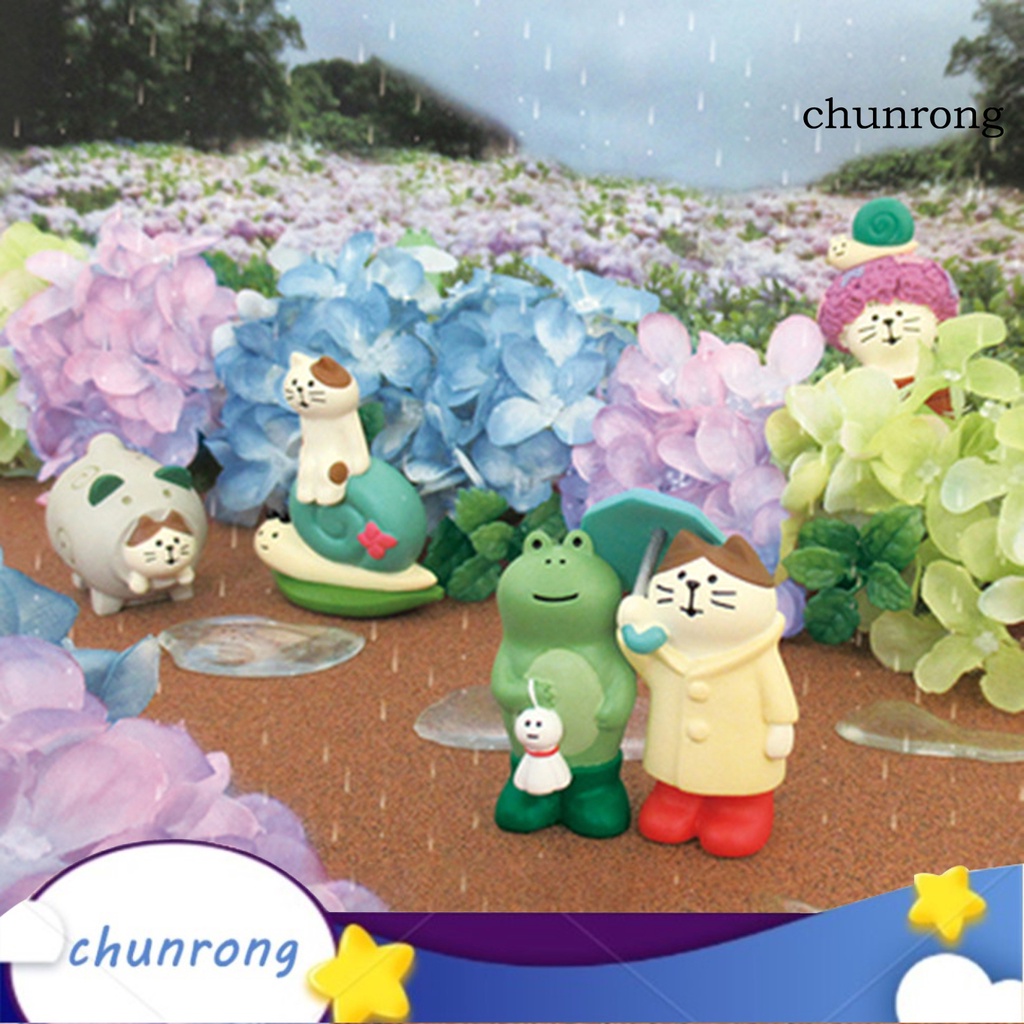 Cr Mô Hình Động Vật Mini Bằng Nhựa Resin Chống Phai Màu Trang Trí Nhà Cửa